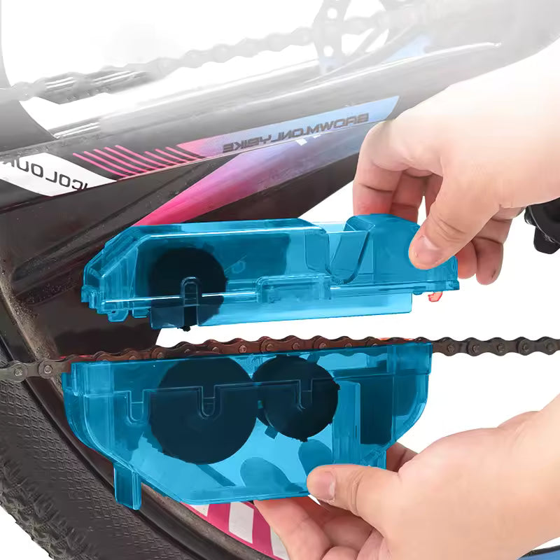 Nettoyeur portable de chaîne de vélo – brosse de nettoyage pour transmission