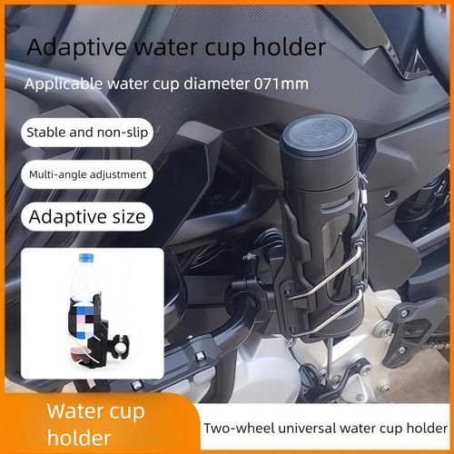 Support Universel de Bouteille pour Vélo avec Rotation à 360° – Fixation Guidon Réglable