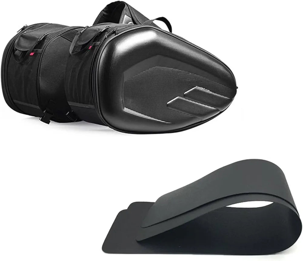 Sacs arrière Paire de sacoches latérales universelles pour moto  – sacs de selle avec rangement et pochette à outils