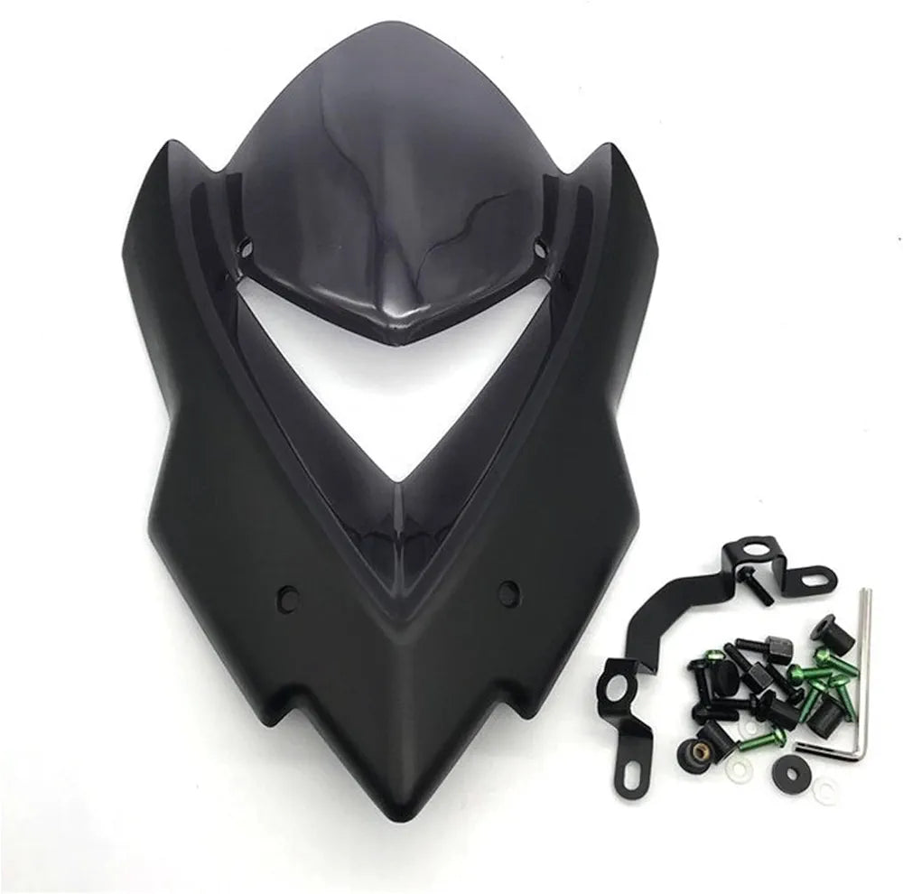 Bulle Sport Double Courbure Noire pour Kawasaki Z1000 (2014–2020)