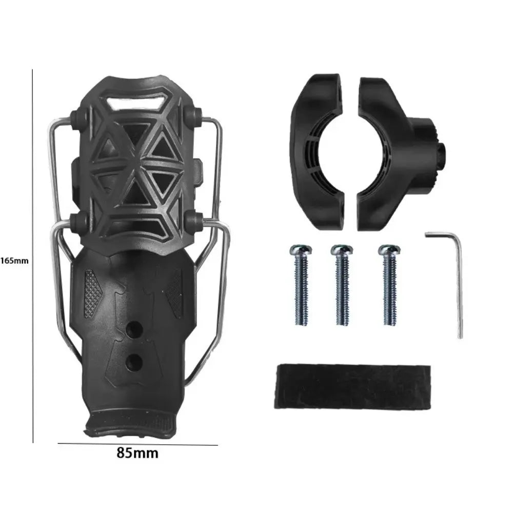Support Universel de Bouteille pour Vélo avec Rotation à 360° – Fixation Guidon Réglable