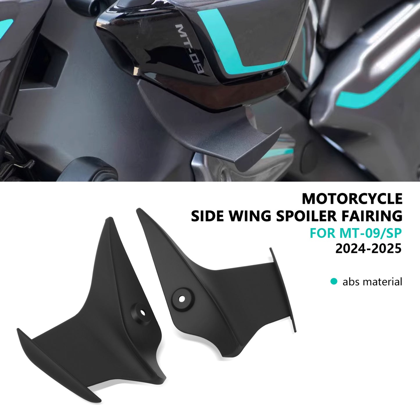 deflecteur Ailerons Latéraux Racing ABS – Yamaha MT09 2024–2025