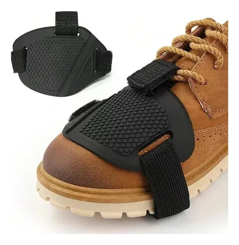 Protection en Caoutchouc pour Chaussures de Moto – Coussinet pour Changement de Vitesse