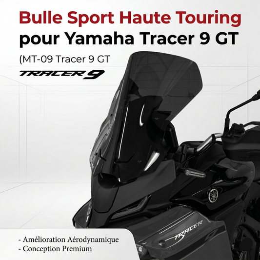 Bulle Sport Haute Touring pour Yamaha Tracer 9 GT (MT-09 Tracer 9 GT 2025–2026)