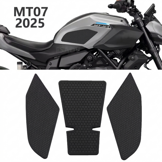 Pads de réservoir antidérapants Yamaha MT-07 (2025) – Protection latérale anti-rayures