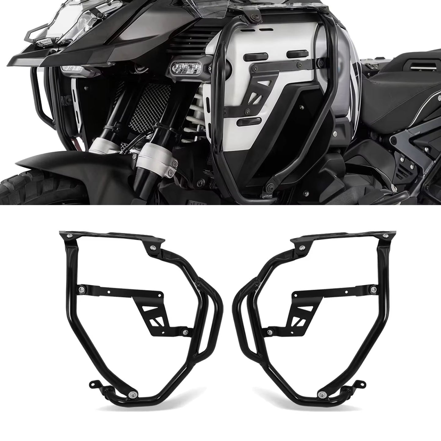 Crash bars BMW R1300GS / R1300GSA (2024–2025) – Protection moteur et cadre haute résistance, barres antichute robustes