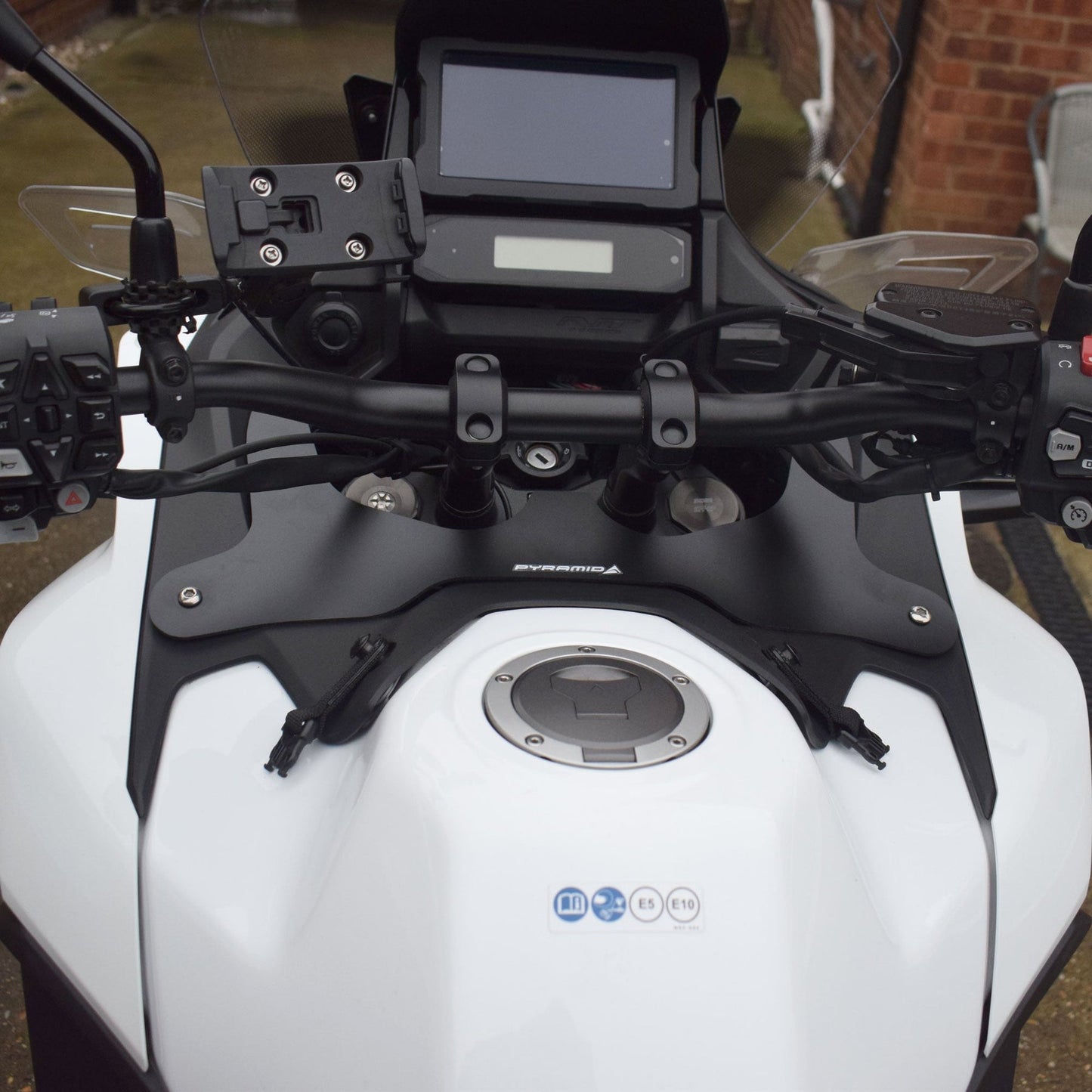 Déflecteur de vent Pyramid – Noir mat – Compatible Honda NT1100 (2022–2024)