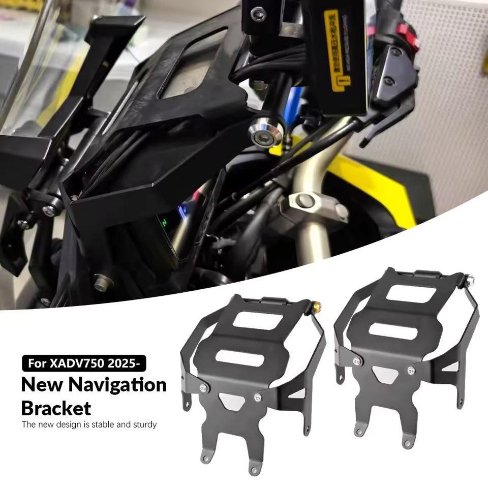 Support de téléphone et GPS pour moto – platine de navigation compatible Honda X-ADV 750 (2021–2025) – fixation 12 mm / 22 mm