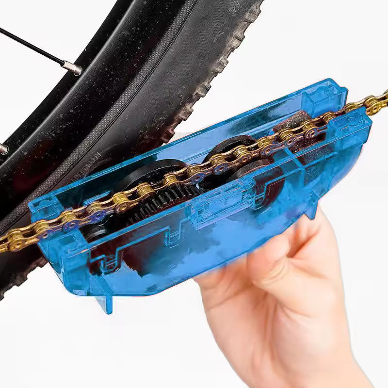 Nettoyeur portable de chaîne de vélo – brosse de nettoyage pour transmission