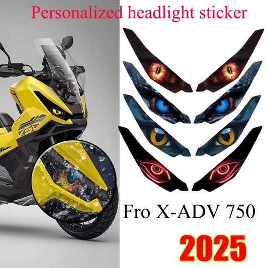 Sticker de Protection de Phare en Résine 3D pour Moto xadv 750 2021-2026