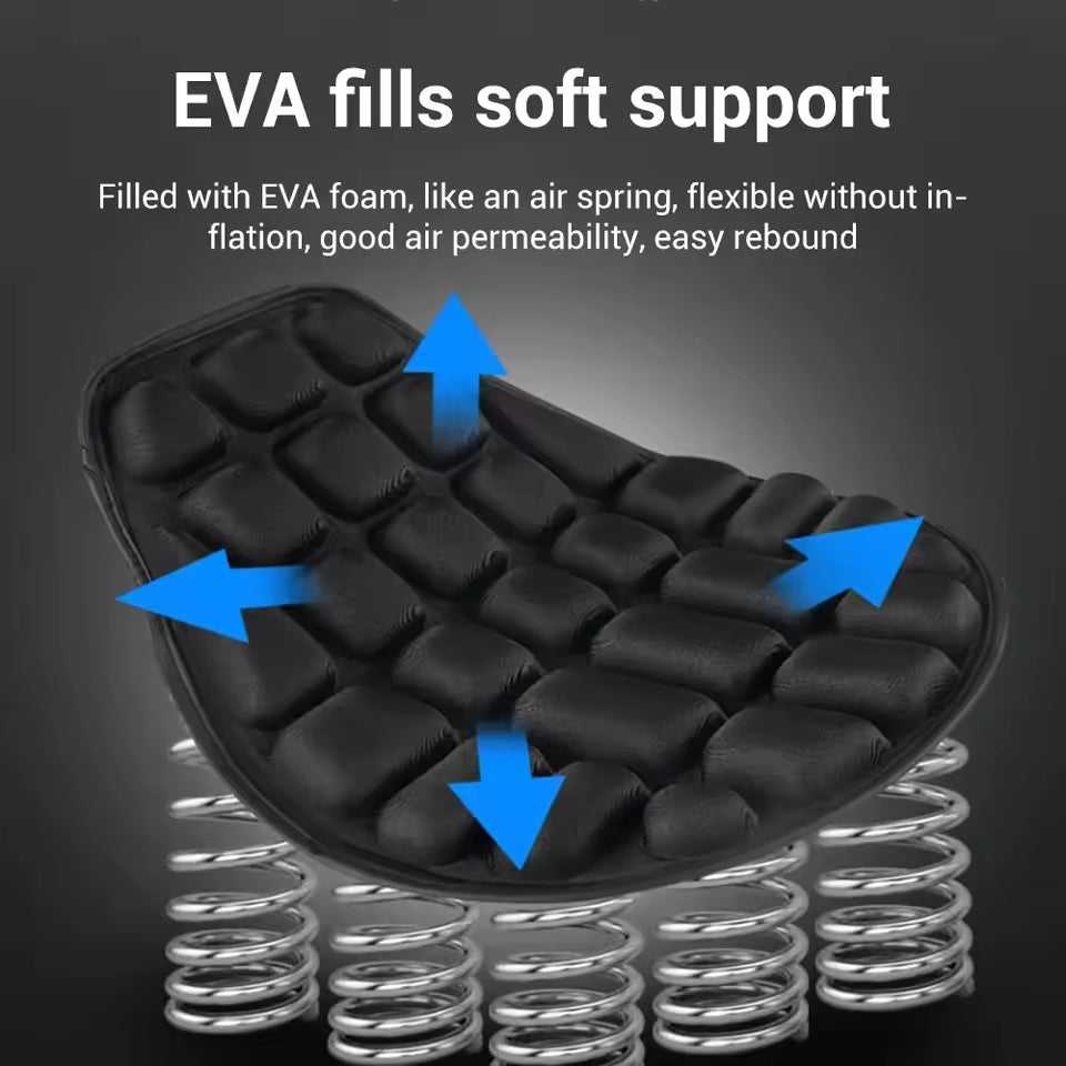 Housse de Siège Universelle pour Moto – Coussin d'Air Confortable et Respirant