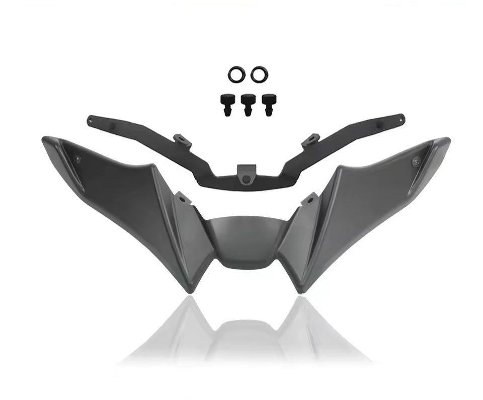 Spoiler avant aérodynamique Yamaha MT-09 SP (2021–2024) – Ailerons de carénage avec déflecteur de vent haute performance