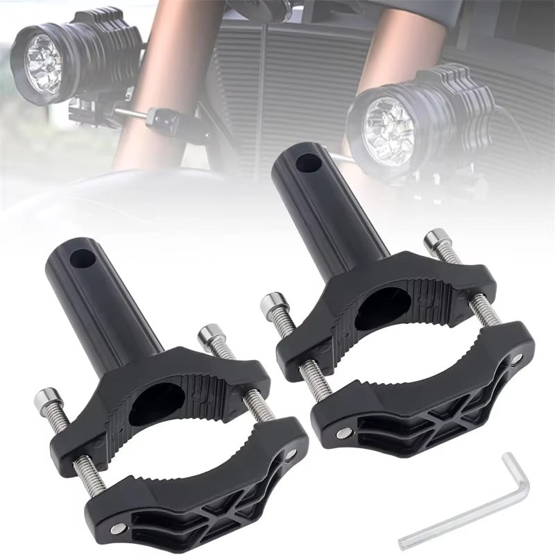 Support d'Invite Universel pour Pare-Chocs de Moto, Lumière de Sauna Modifiée, Extension de Projecteur, Cadre de Poteau