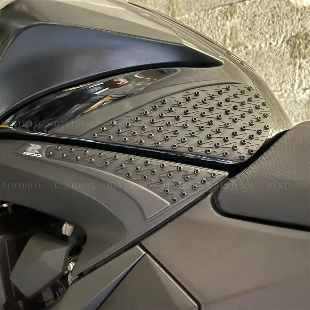 Autocollant de protection de tampon de réservoir de moto, pour KAWASAKI Z 800 2013 – 2016, genouillère à gaz, coussinet de Traction, autocollant latéral en caoutchouc Z800 2015 2014