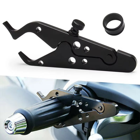 Clip d'accélérateur universel pour régulateur de vitesse de moto, en alliage d'aluminium, contrôle de vitesse de l'accélérateur, poignée de poignet universelle
