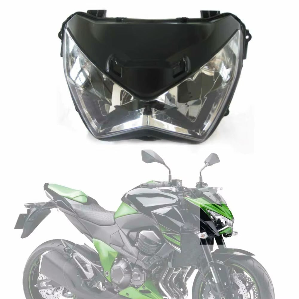 Accessoires de moto de qualité ue, phare avant transparent pour Kawasaki Z800 Z250 Z 800 Z 250 2013 2014 2015