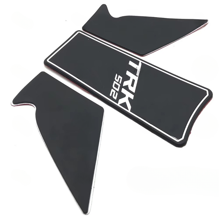 Coussretours Autocollant Précieux Antidérapant pour Moto, Accessoire de Traction Latérale pour Benelli TRK 502 X TRK502, 3M