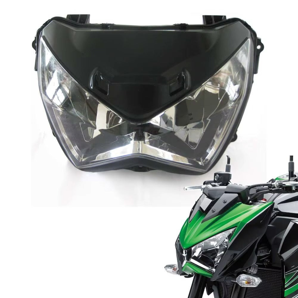 Accessoires de moto de qualité ue, phare avant transparent pour Kawasaki Z800 Z250 Z 800 Z 250 2013 2014 2015