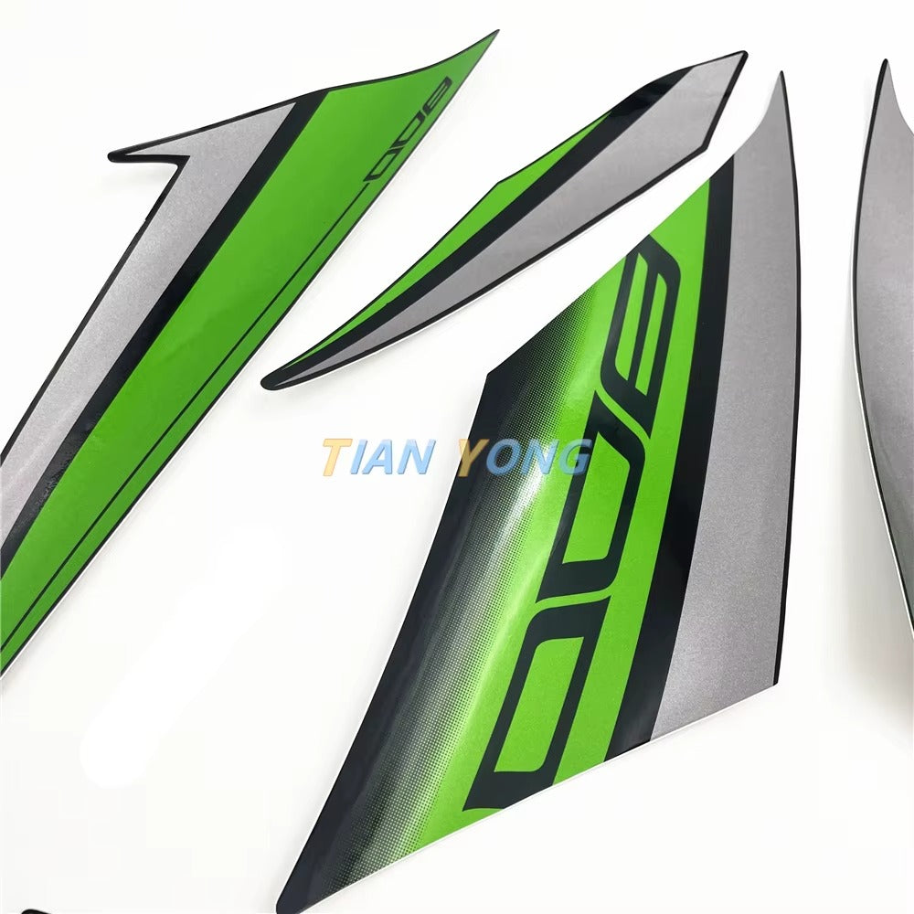 Kit complet d'autocollants décoratifs pour moto Kawasaki Z800, autocollants appliqués, protecteur de haute qualité, 2013, 2014, 2015, 2016, 2017