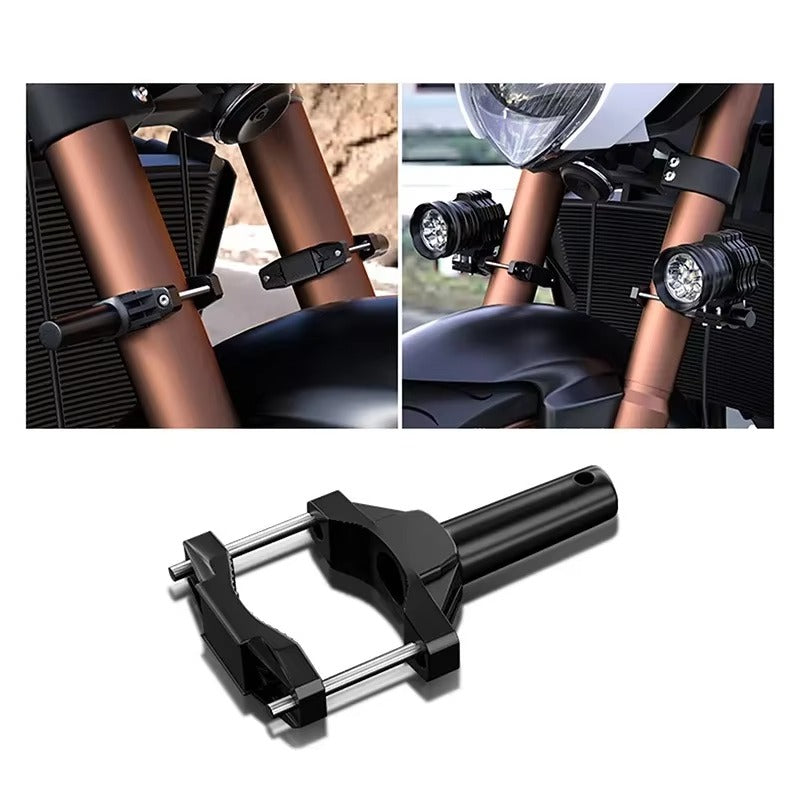 Support d'Invite Universel pour Pare-Chocs de Moto, Lumière de Sauna Modifiée, Extension de Projecteur, Cadre de Poteau