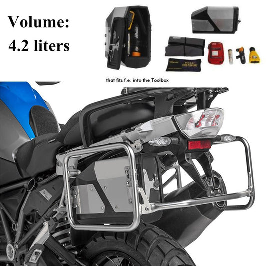 Side Tool Box Storage Kit – BMW GS Models (R1200GS, R1250GS, R1300GS, F750GS, F850GS)