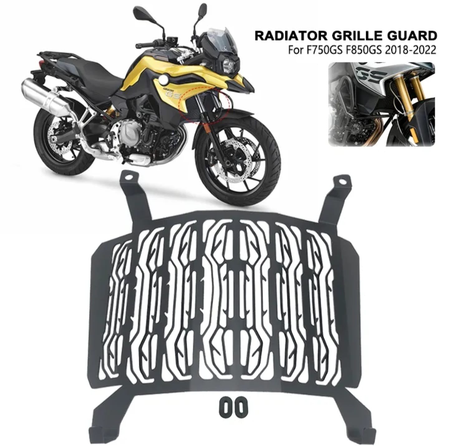 Grille de protection de radiateur pour BMW F750GS / F850GS 2018-2019