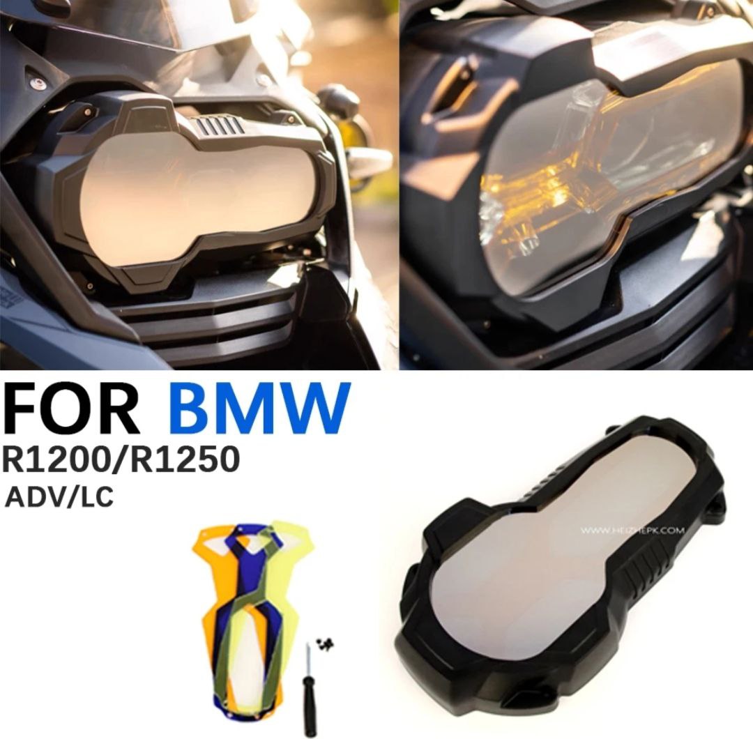 Headlight Guard Protector Lens Cover – BMW R1200GS & R1250GS Adventure (LC, 2014–2024)