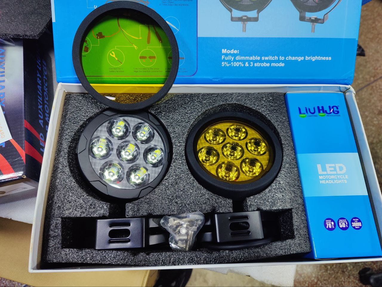 phare secour HJG 7 LED