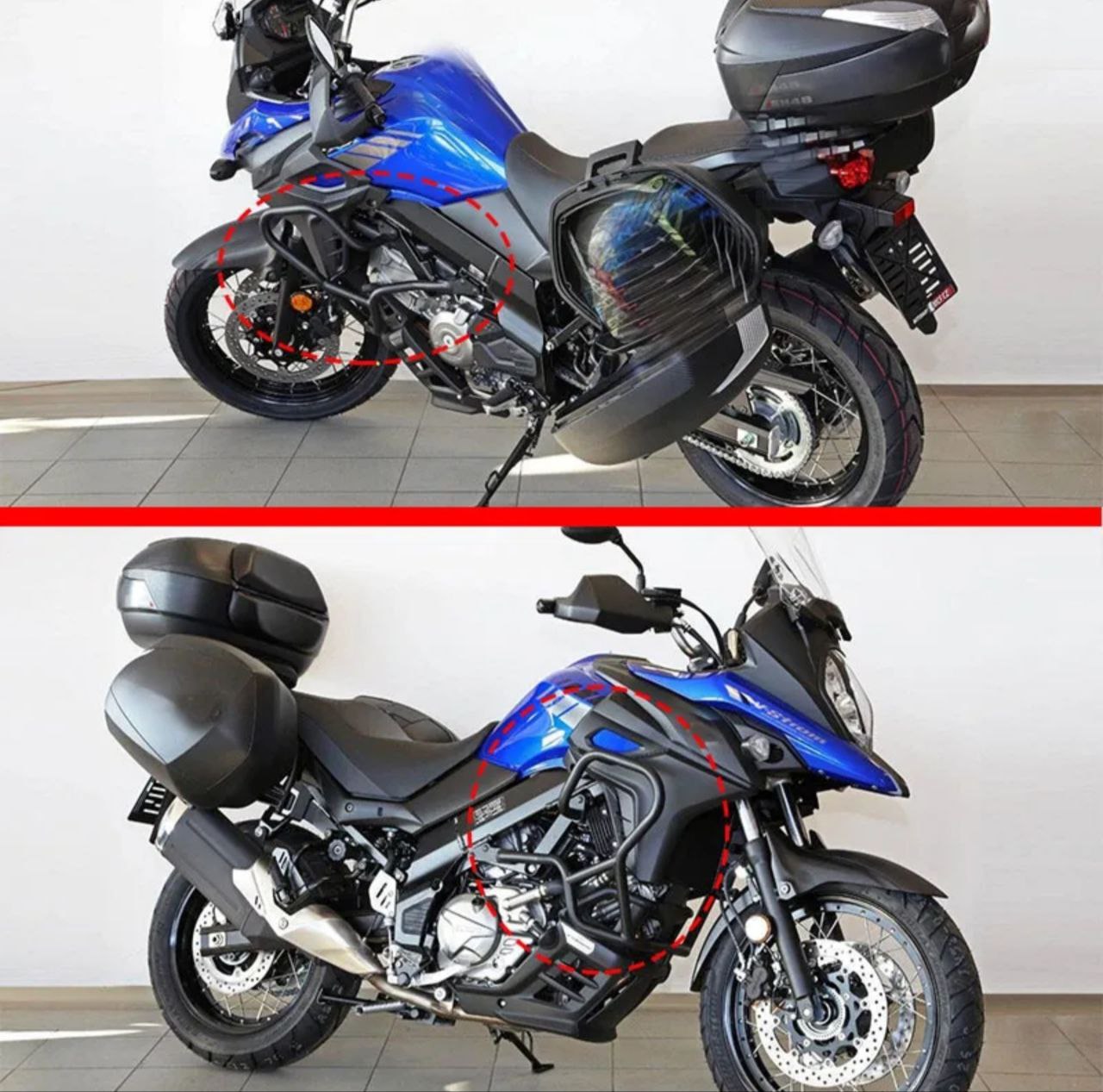 crache barre v-strom 650 2011-2024