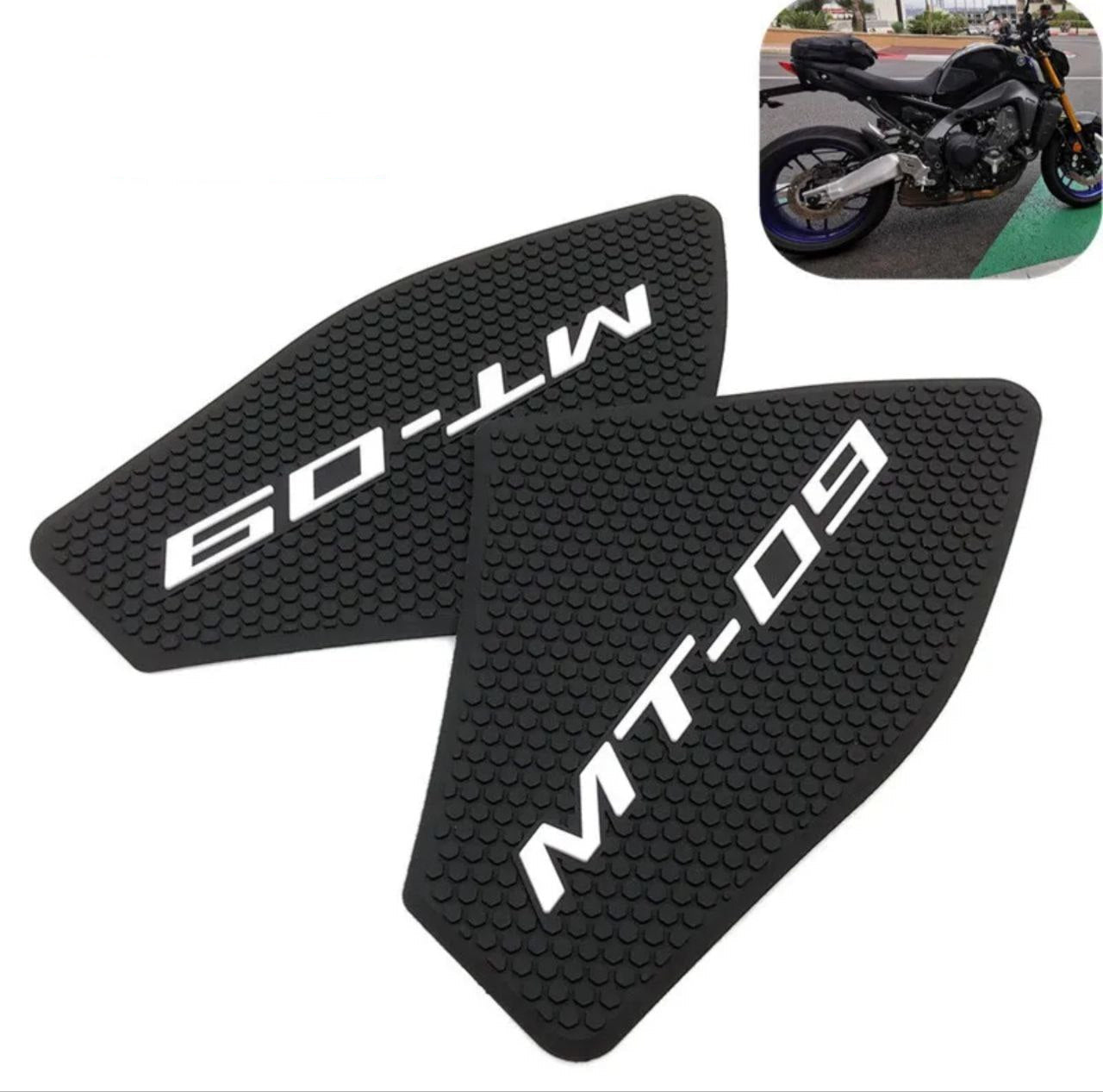 MT-09 FZ09 Pour YAMAHA MT09 FZ-09 2021-2024 MotocymunAccessrespiration Côté Carburant précieux Pad Protecteur Décalque Gaz Genou Grip Traction Autocollants