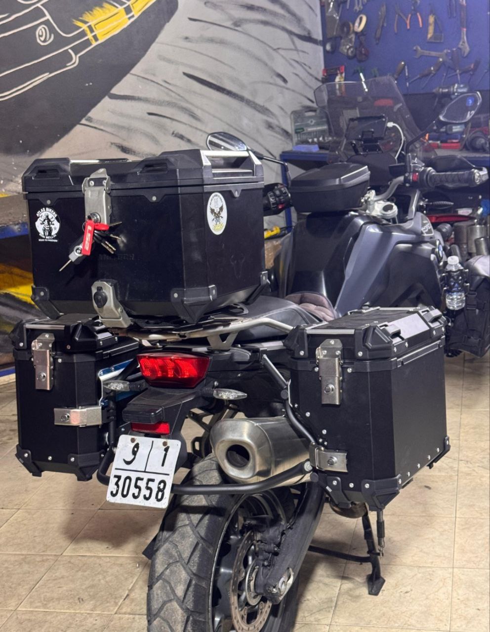 VALISE LATERALE ALUMINIUM 35L