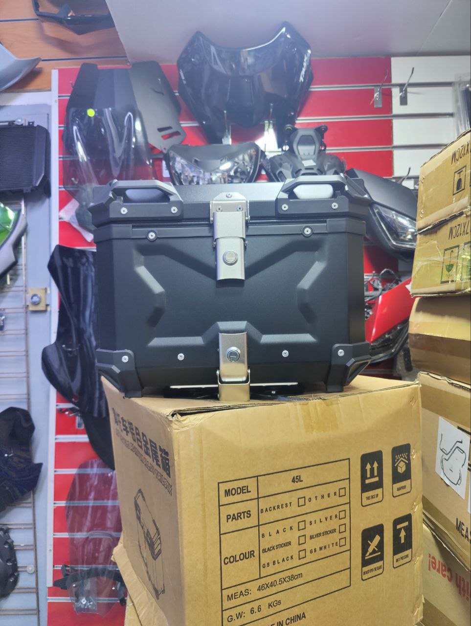 TOP CASE aluminium 45L - 55L