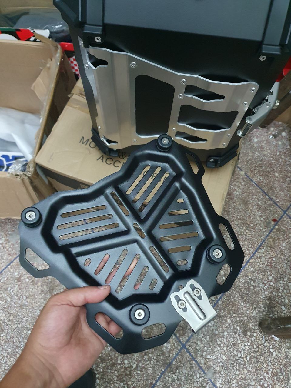 TOP CASE aluminium 45L - 55L