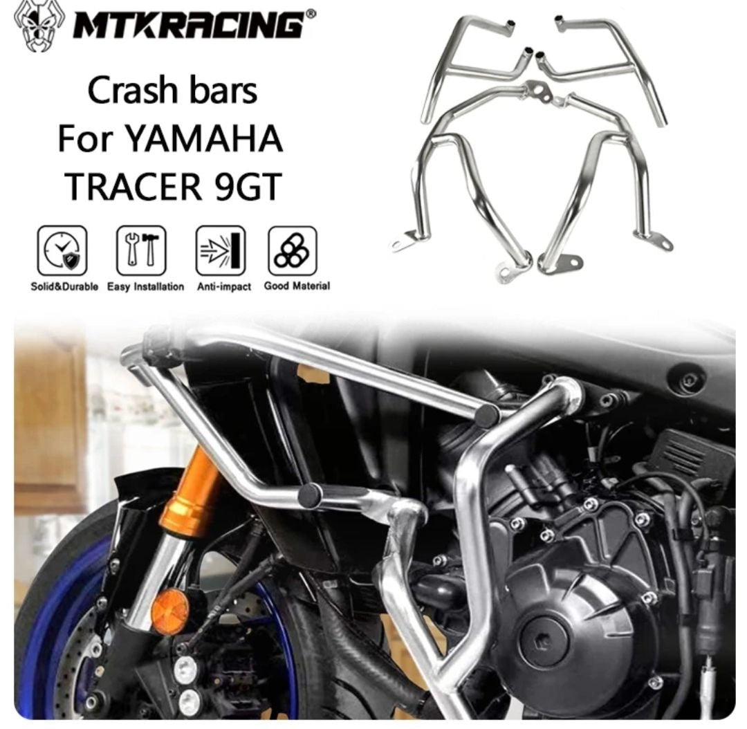 Crash Bar Pour YAMAHA TRACER 9GT 2021-2026 moto Crash Bar moteur garde cadre protecteur Tracer 9 GT accessoires