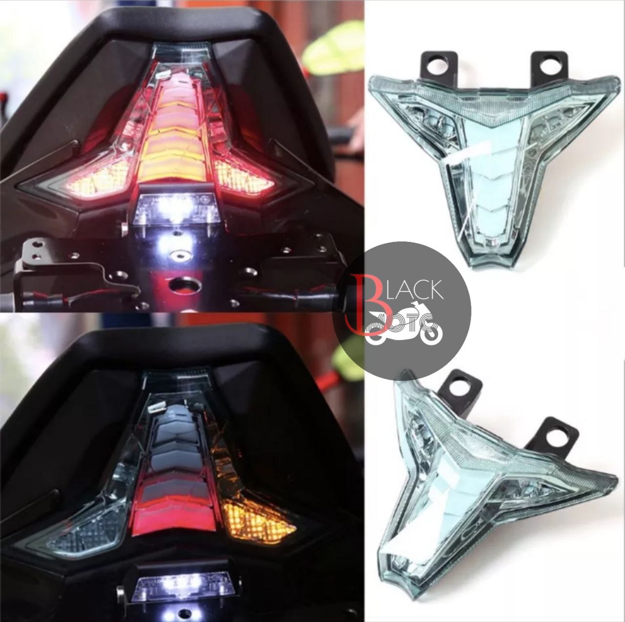Clignotant de feu arrière intégré pour KAWASAKI Ninja 400 Z400 ZX10R Z1000 ZX6R ZX-6R ZX-10R
