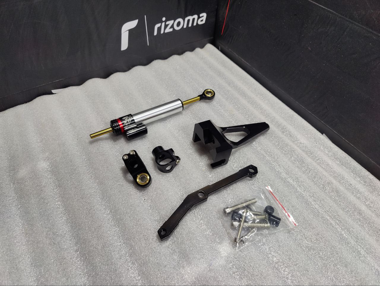 MTKRACING pour YAMAHA MT-09  2014-2020-2021-2022-2023-2024 -  Kit de Support de montage d'amortisseur de direction de stabilisateur de moto