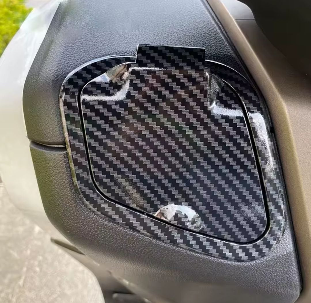 Modified Motorcycle NMAX 2020 Аll new nmax155 nmax125 nmax storage tool box cover lid cap for Yamahas nmax155 nmax 2020 2021 2022 (black with logo)