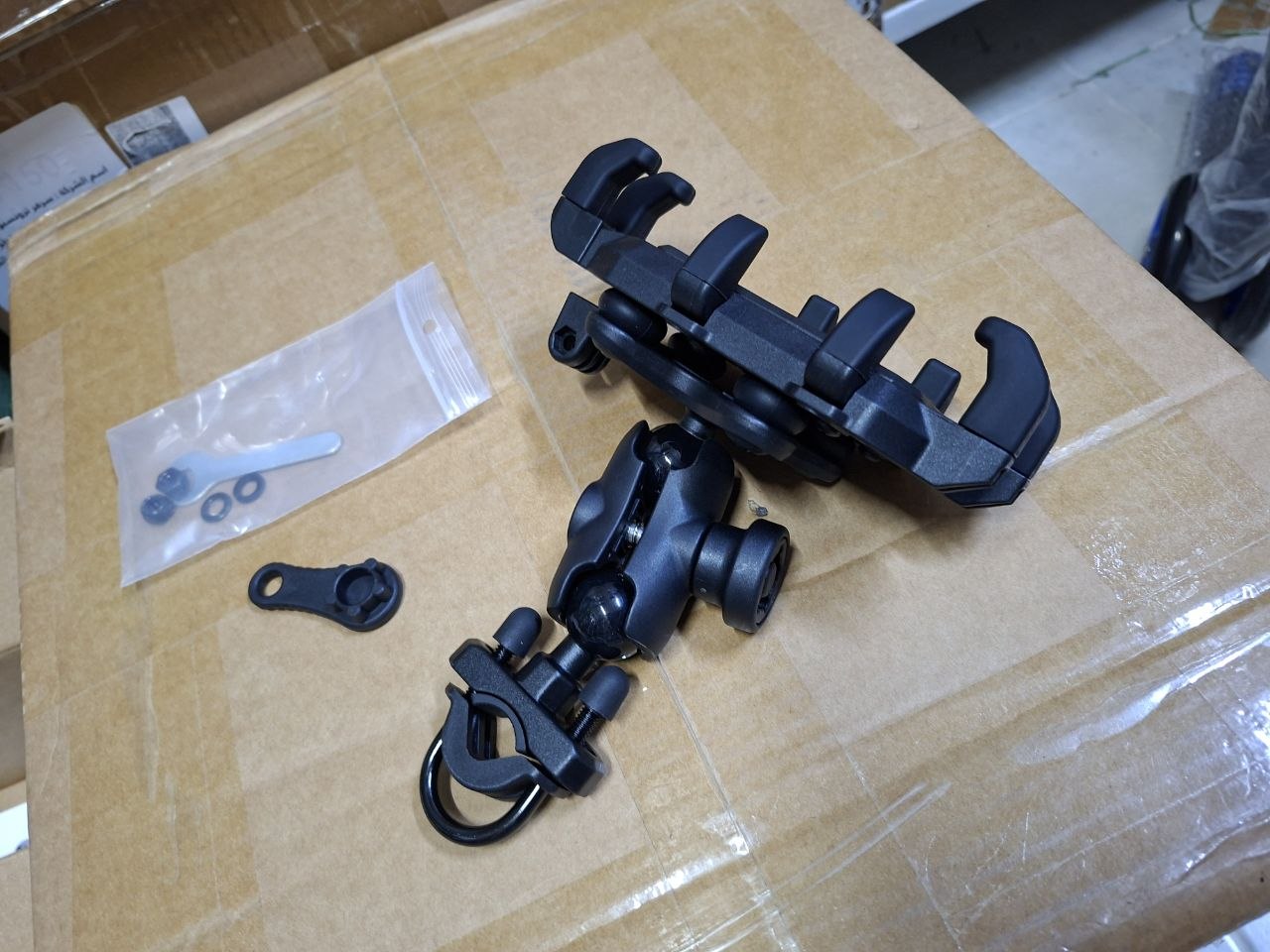 Support de téléphone pour moto Kewig personnalisé, résistant aux UV, étanche, antichoc, extensible, avec pare-soleil pour la conduite