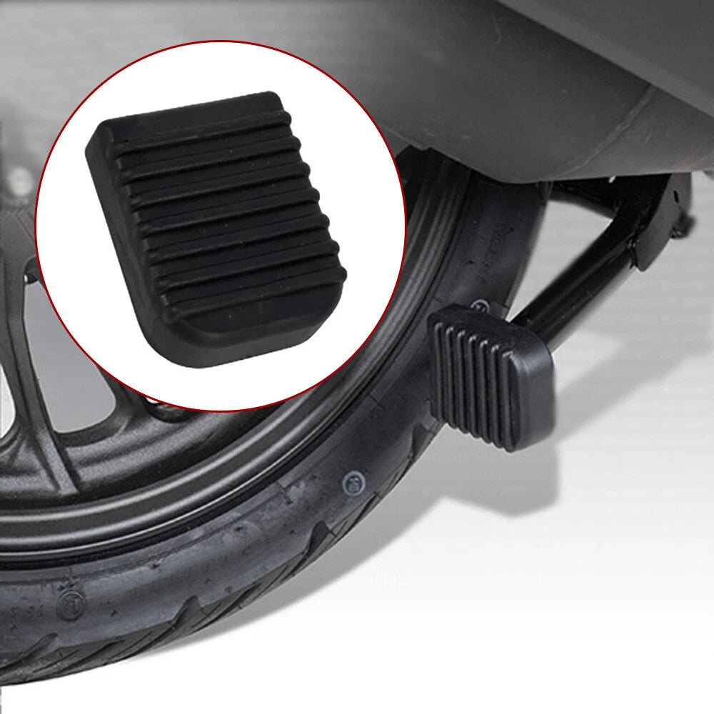 Patin de béquille latérale pour moto – Base élargie en ABS avec revêtement en caoutchouc résistant جلدة بيكي سونطرال
