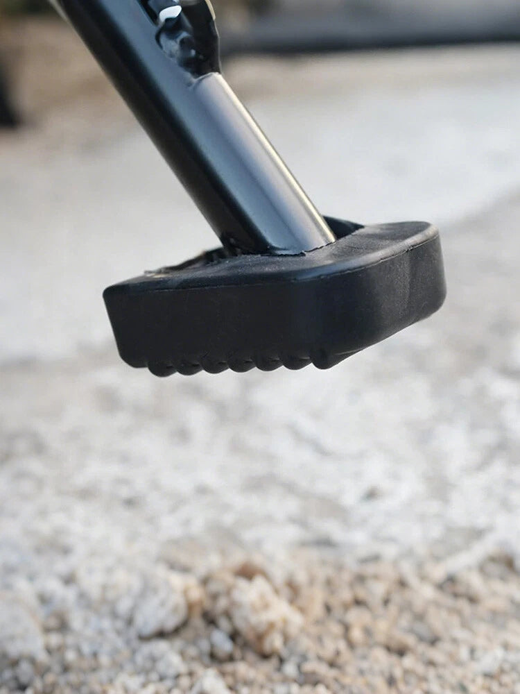 Patin de béquille latérale pour moto – Base élargie en ABS avec revêtement en caoutchouc résistant جلدة بيكي سونطرال